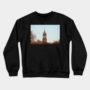 Michel, Michaeliskirche, evening light, Hamburg, Germany, evening, church, autumn Crewneck Sweatshirt